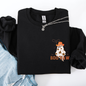 Boo Haw, Cowboy, Western, Country, Halloween, Pocket Sweatshirt