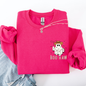 Boo Haw, Lasso, Cowboy, Western, Country, Halloween, Pocket Sweatshirt