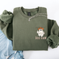 Boo Haw, Lasso, Cowboy, Western, Country, Halloween, Pocket Sweatshirt