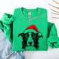 Border Collie, Santa, Dog, Christmas, Dog Lover, Pet Sweatshirt
