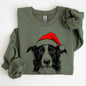 Border Collie, Santa, Dog, Christmas, Dog Lover, Pet Sweatshirt