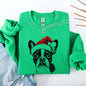 Boston Terrier, Santa, Dog, Christmas, Dog Lover, Pet Sweatshirt