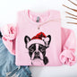 Boston Terrier, Santa, Dog, Christmas, Dog Lover, Pet Sweatshirt