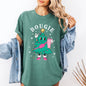 Bougie Christmas Tree, Santa, Winter, Snow, Xmas Tshirt Comfort Colors T-Shirt
