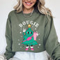 Bougie Christmas Tree, Santa, Winter, Snow, Xmas Sweatshirt