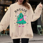 Bougie Christmas Tree, Santa, Winter, Snow, Xmas Sweatshirt