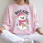 Bougie Snowman Christmas BooJee Sweatshirt