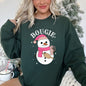 Bougie Snowman, Christmas, BooJee Sweatshirt