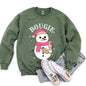 Bougie Snowman, Christmas, BooJee Sweatshirt