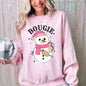 Bougie Snowman, Christmas, Santa, Winter, Snow, Xmas Sweatshirt