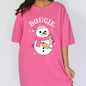 Bougie Snowman, Christmas, Santa, Winter, Snow, Xmas Tshirt Comfort Colors T-Shirt