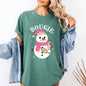 Bougie Snowman, Christmas, Santa, Winter, Snow, Xmas Tshirt Comfort Colors T-Shirt