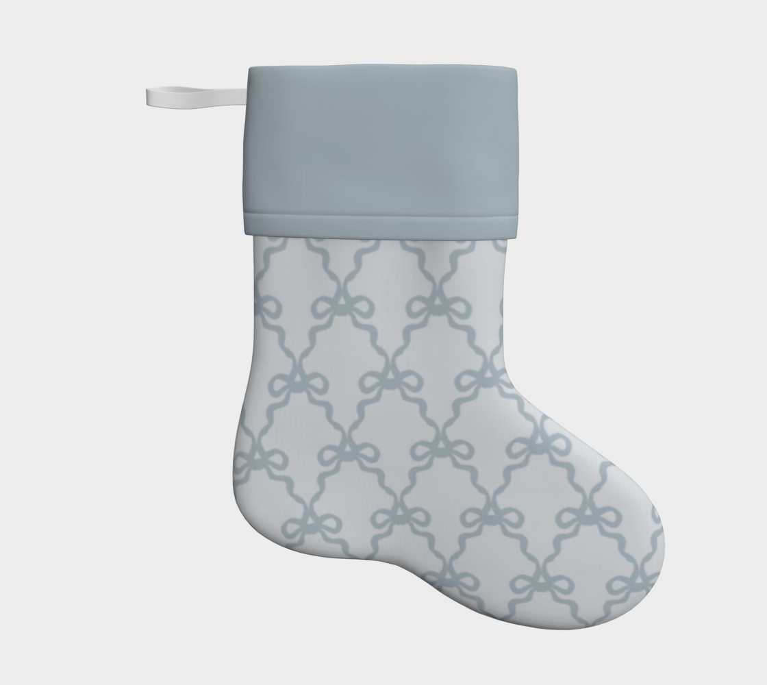 Blue Bows Stocking | Chapple Chandler X Nicole Speake
