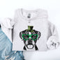 Boxer, Adorable Dog, St Patrick's Day, Lucky, Irish Sweatshirt