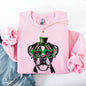 Boxer, Adorable Dog, St Patrick's Day, Lucky, Irish Sweatshirt