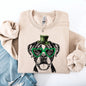 Boxer, Adorable Dog, St Patrick's Day, Lucky, Irish Sweatshirt