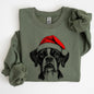 Boxer, Santa, Dog, Christmas, Dog Lover, Pet Sweatshirt