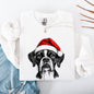 Boxer, Santa, Dog, Christmas, Dog Lover, Pet Sweatshirt