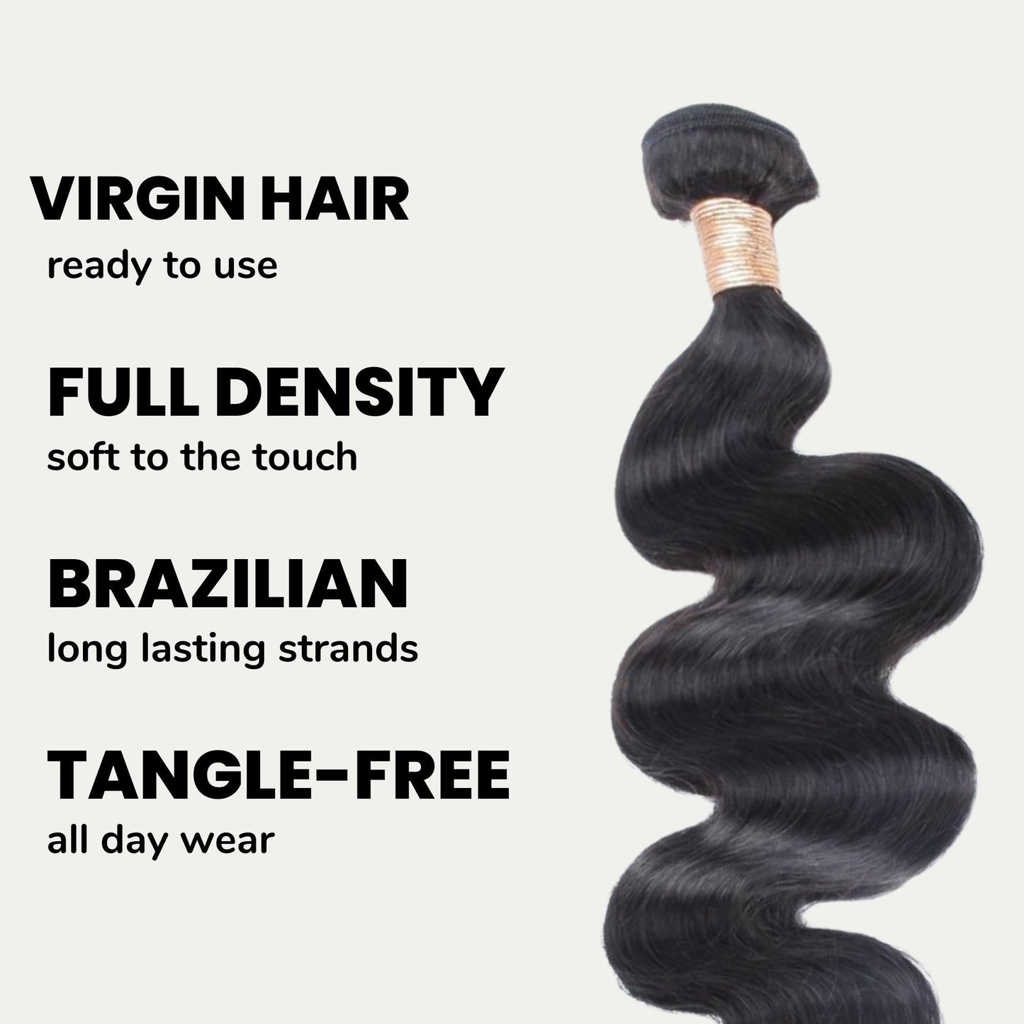 Brazilian Body Wave 100% Human Hair Bundles