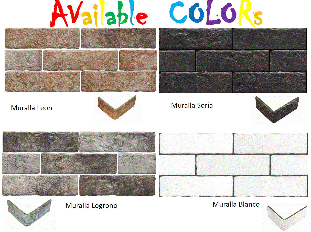 Ladrillo & Muralla 3x12 Brick Tile