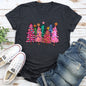 Bright Christmas Trees, Christmas Lights, Vibrant Super Soft Tees