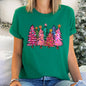 Bright Christmas Trees, Christmas Lights, Vibrant Super Soft Tees