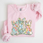 Brushstroke, Easter, Peter Cottontail Watercolor Sweatshirt