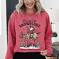 Buckle Up Snowflake, Santa's Coming To Town, Christmas, Funny, Cowboy, Western Sweatshirt