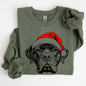 Bull Mastiff, Santa, Dog, Christmas, Dog Lover, Pet Sweatshirt