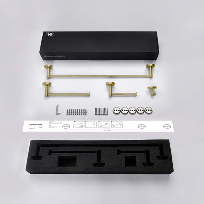 Halo 4-Piece Bathroom Hardware Set 1