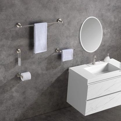 Halo 4-Piece Bathroom Hardware Set 1