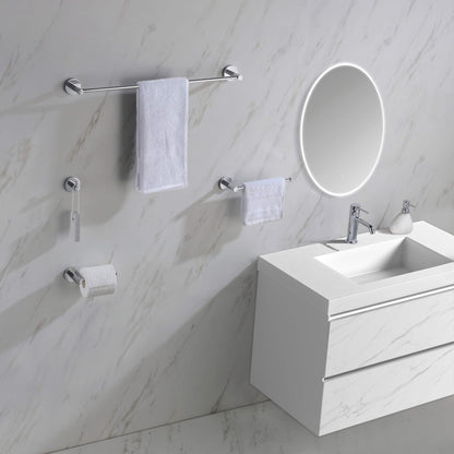 Halo 4-Piece Bathroom Hardware Set 1