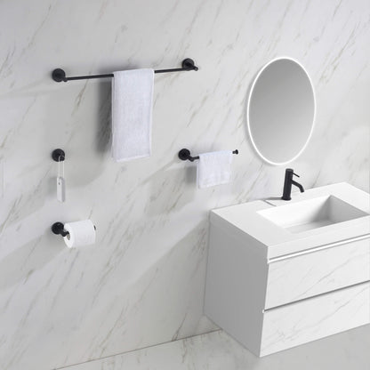 Halo 4-Piece Bathroom Hardware Set 1