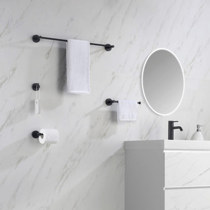 Halo 4-Piece Bathroom Hardware Set 1