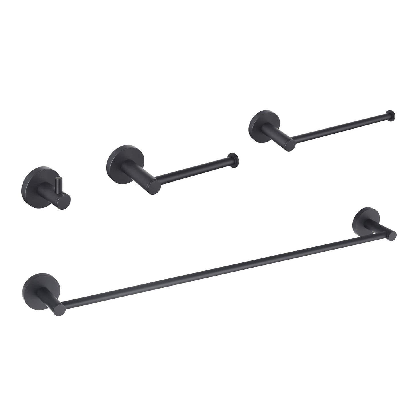 Halo 4-Piece Bathroom Hardware Set 1