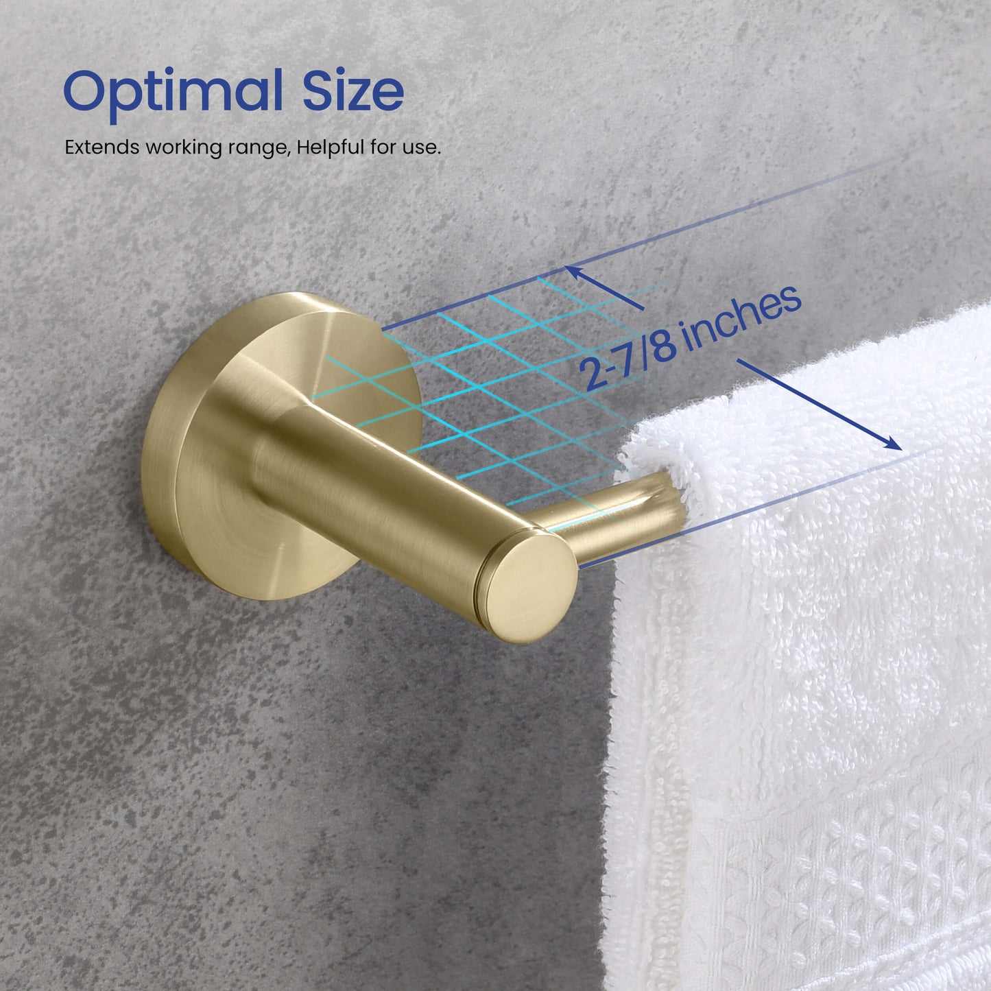 Halo 5 Piece Bathroom Hardware Set 3