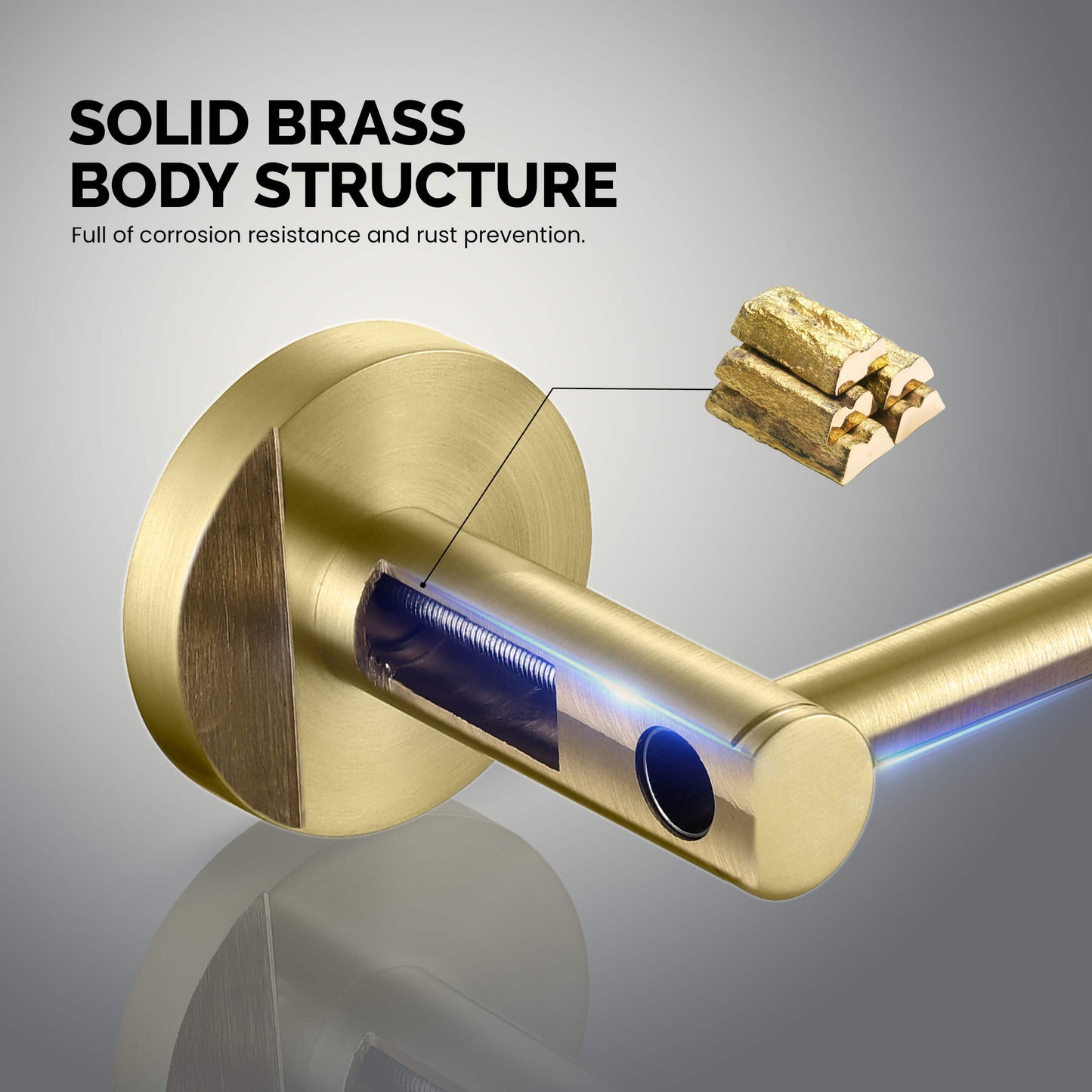 Halo 5 Piece Bathroom Hardware Set 4