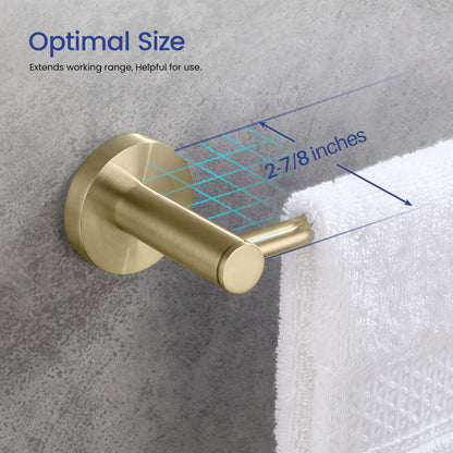 Halo 5 Piece Bathroom Hardware Set 4