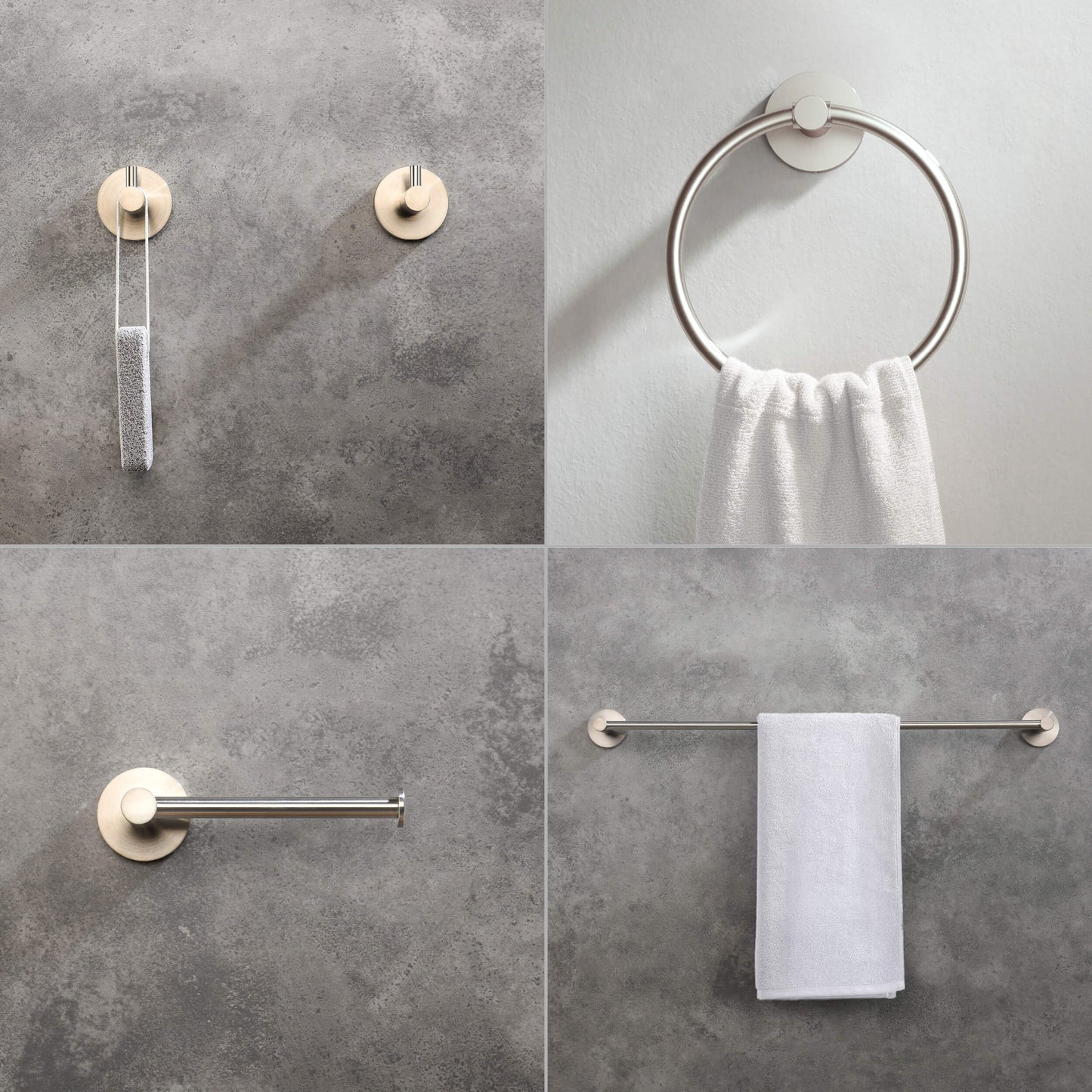 Halo 5 Piece Bathroom Hardware Set 2