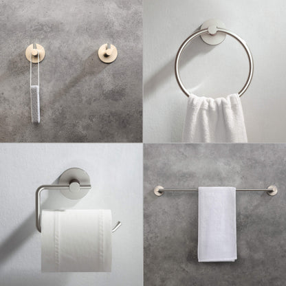 Halo 5 Piece Bathroom Hardware Set 3