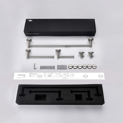 Halo 5 Piece Bathroom Hardware Set 1