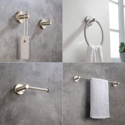 Halo 5 Piece Bathroom Hardware Set 4