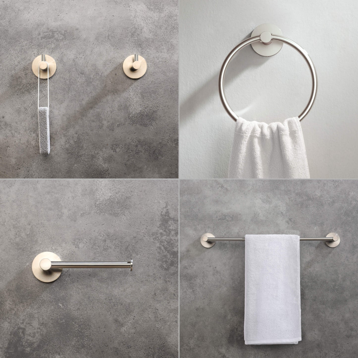 Halo 5 Piece Bathroom Hardware Set 4