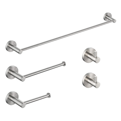 Halo 5 Piece Bathroom Hardware Set 1