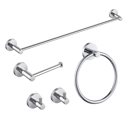 Halo 5 Piece Bathroom Hardware Set 2