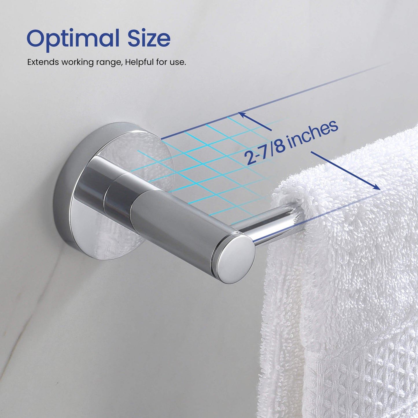 Halo 5 Piece Bathroom Hardware Set 3