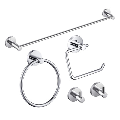 Halo 5 Piece Bathroom Hardware Set 3