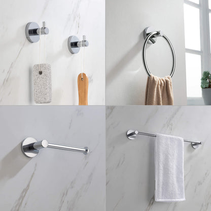 Halo 5 Piece Bathroom Hardware Set 4