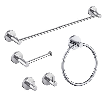 Halo 5 Piece Bathroom Hardware Set 4