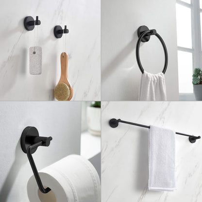 Halo 5 Piece Bathroom Hardware Set 3